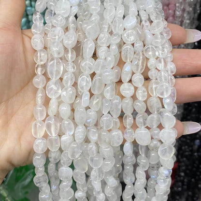 Irregular Smooth Beads 6-8mm Gemstone/Quartz/Jasper/Agate