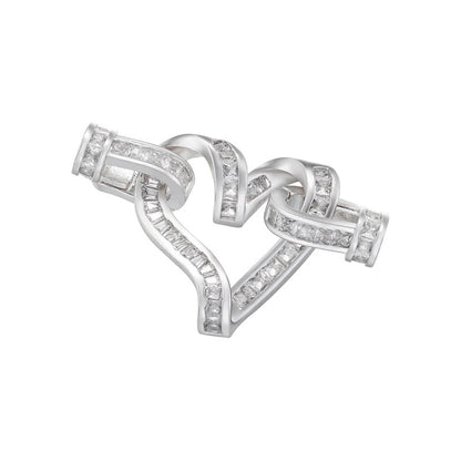1 Pcs Hooks Accesories Supplies Brass Cubic Zirconia Connectors