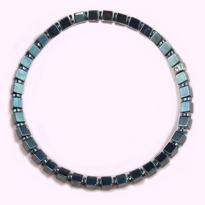 Cube Hematite for Weight Loss Crystal Bracelet