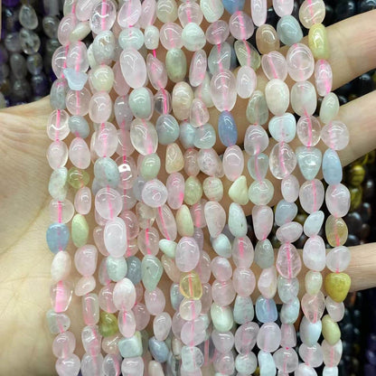 Irregular Smooth Beads 6-8mm Gemstone/Quartz/Jasper/Agate