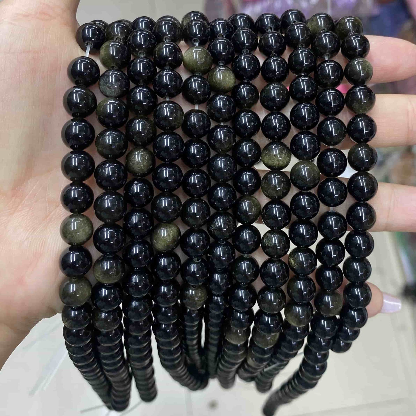 Wholesale  Gemstone Beads 4mm 6mm 8mm 10mm 12mm  Loose Bead -Free Shipping（II）