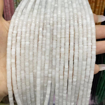 Heishi Rondelle Beads 2x4mm Quartz/Jasper/Agate/Crystal
