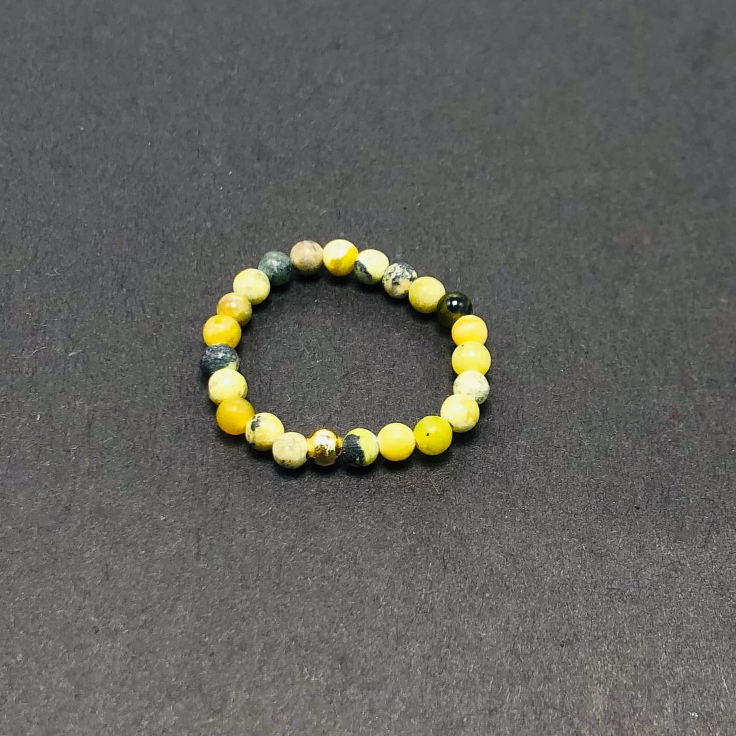 3mm Multi Round Bead Ring Elastic Rings Stackable