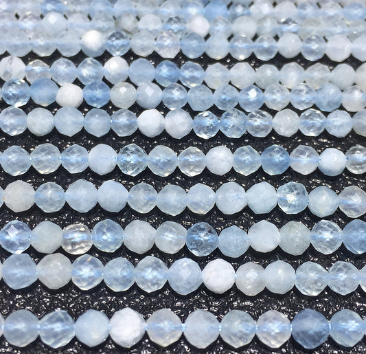 Natural Aquamarine Small Size Loose Beads