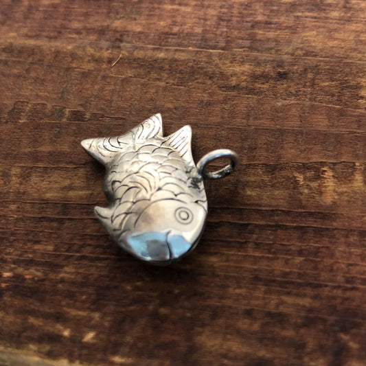 Takahashi Goro 925 Silver Fish Pendant