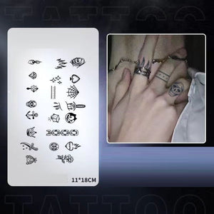 Tattoo Sticker Water Proof-6 Pcs Set TT4