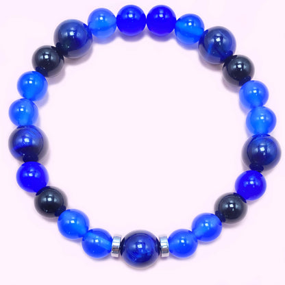 Blue Tiger's Eye to Improve Sleep Crystal Bracelet