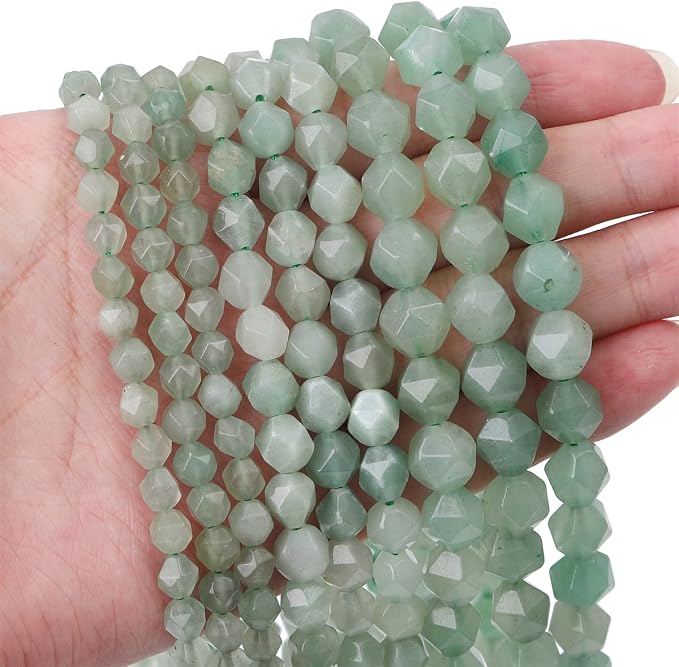 Diamond Shape Aventurine Beads