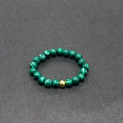 3mm Multi Round Bead Ring Elastic Rings Stackable