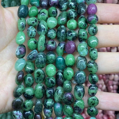 Irregular Smooth Beads 6-8mm Gemstone/Quartz/Jasper/Agate