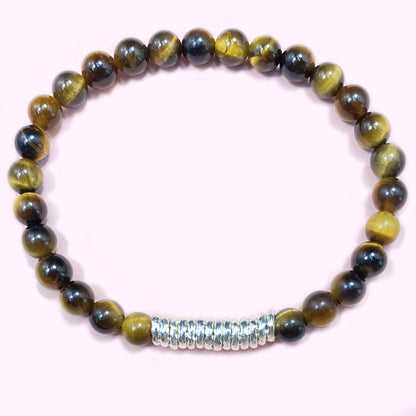 Natural Tiger's Eye for Better Wealth & Career Crystal Bracelet