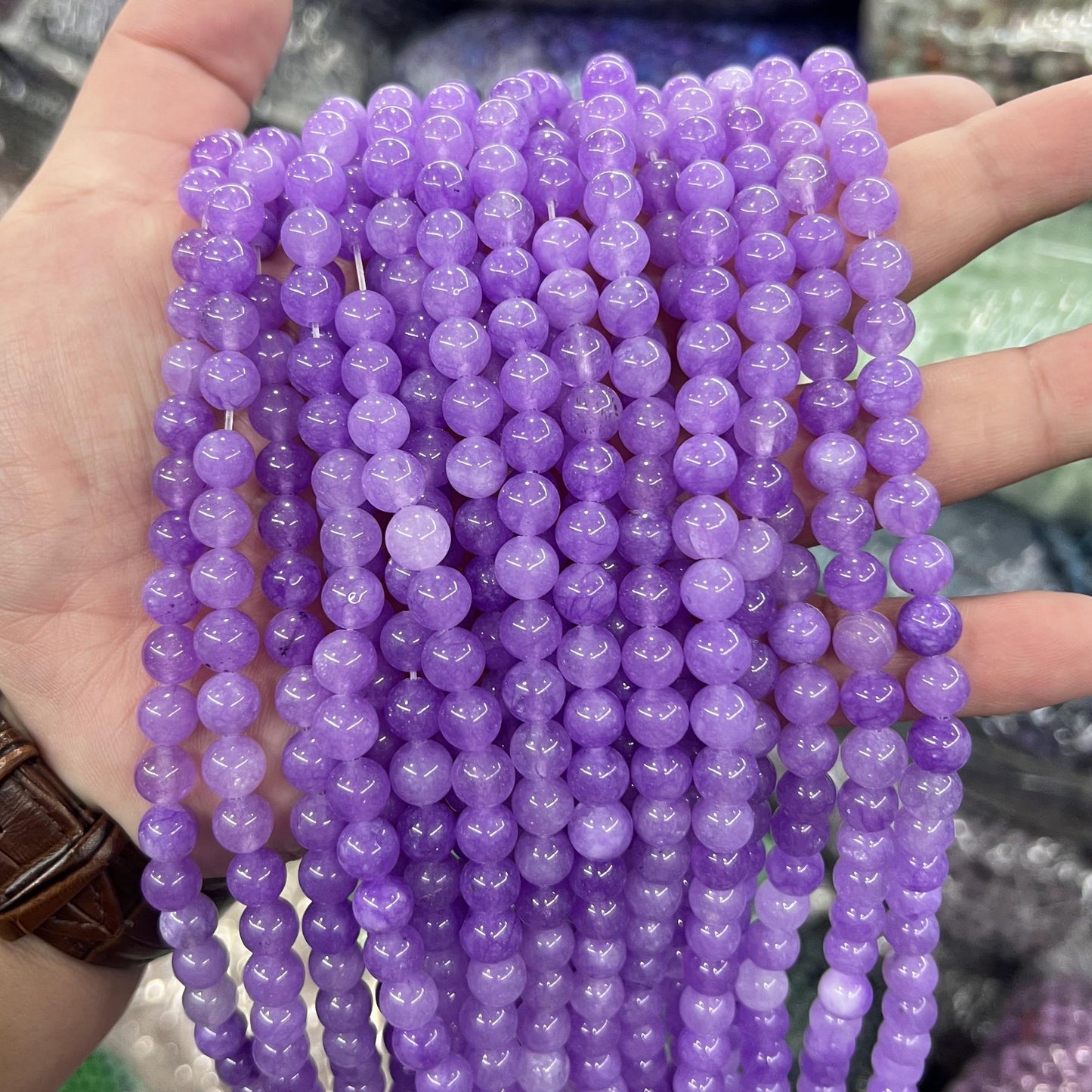 $2.5--8mm #2 Semi- Precious beadsFree Shipping