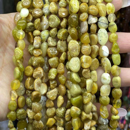 Irregular Smooth Beads 6-8mm Gemstone/Quartz/Jasper/Agate