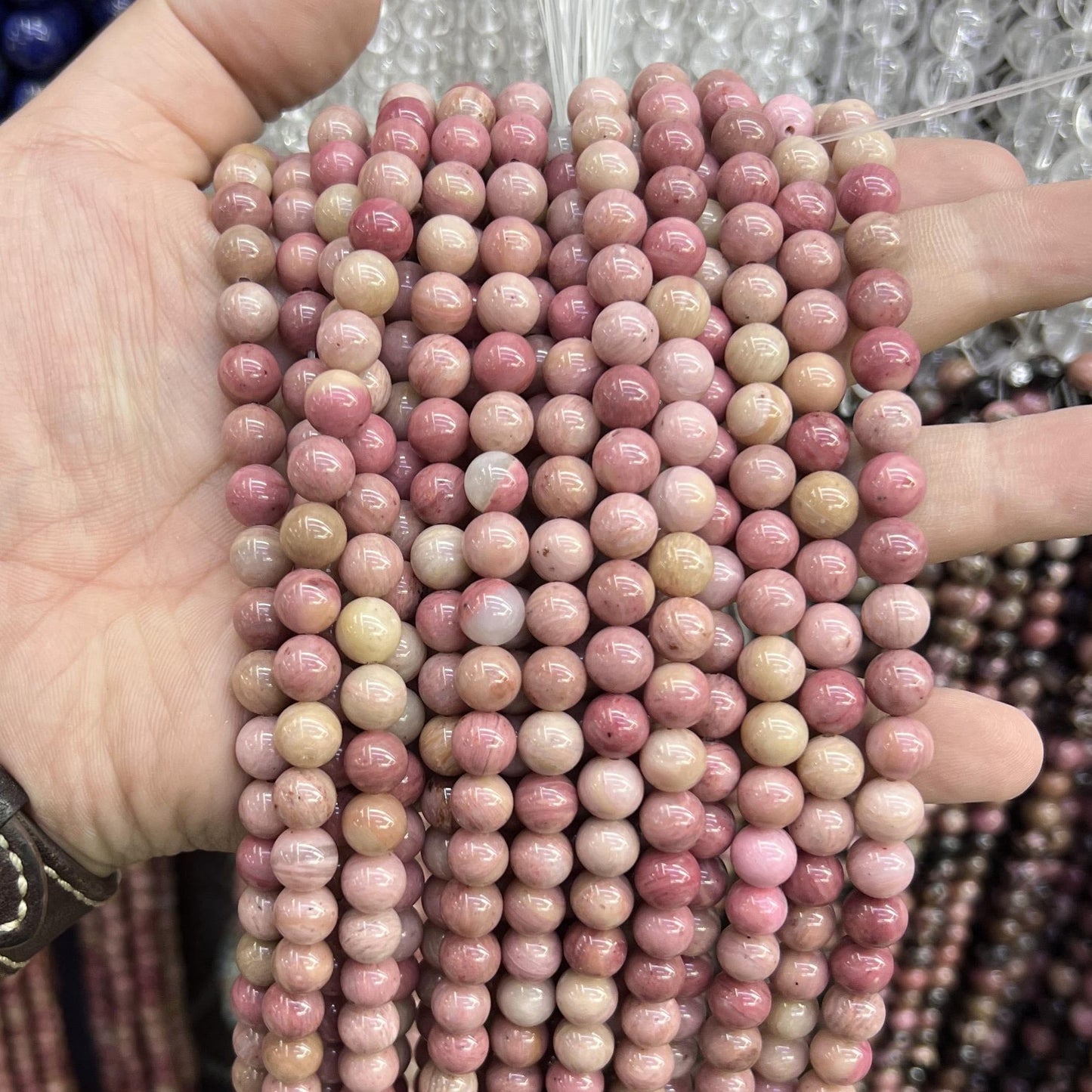 $2.5--8mm #2 Semi- Precious beadsFree Shipping