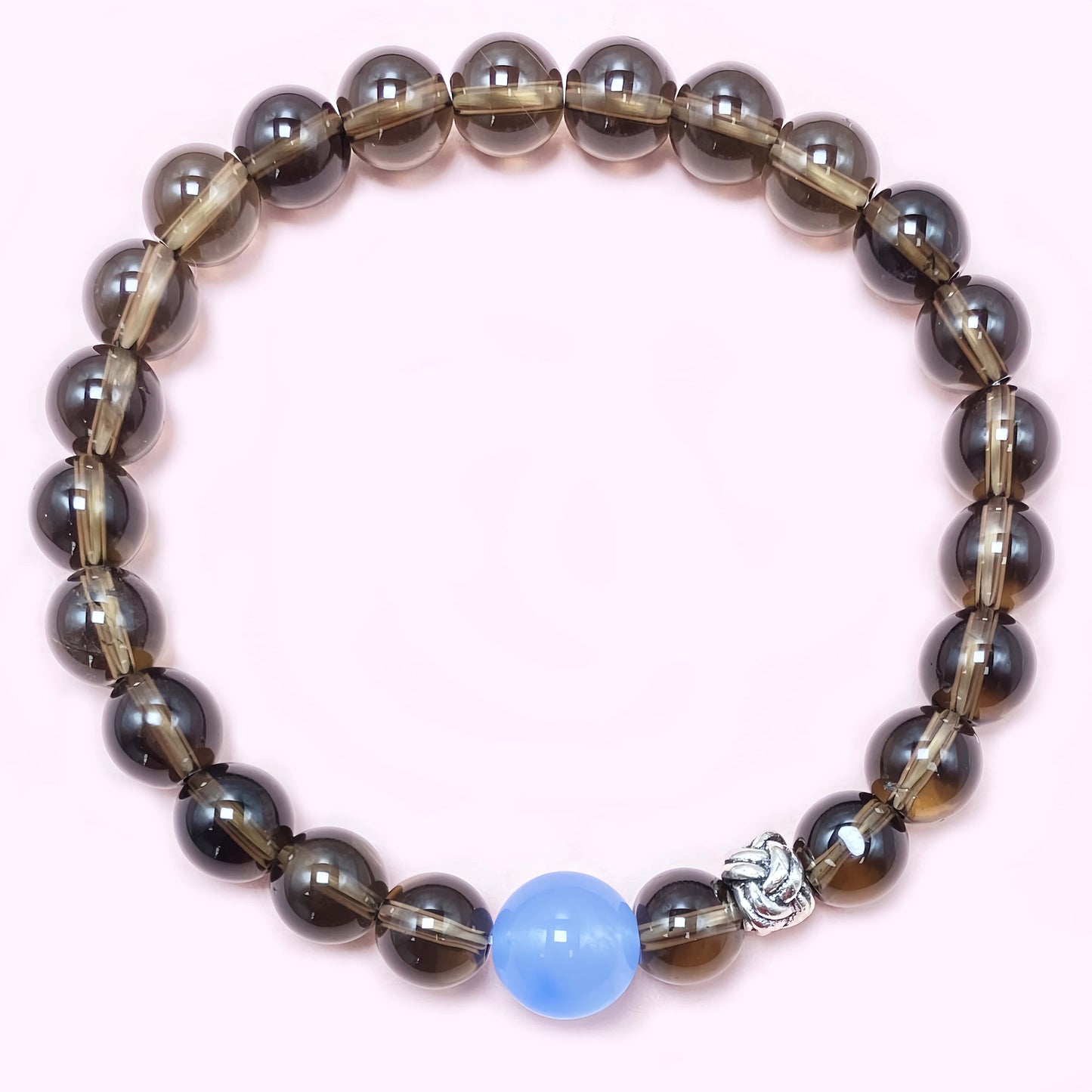 Smoky Quartz to Help Lower Stress & Anxiety Level Crystal Bracelet