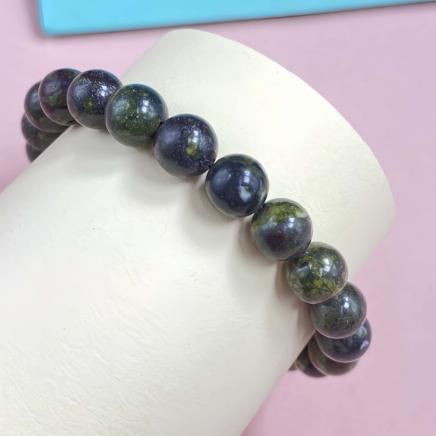 Dragon Blood for Protection and Apotropaic Briaded Rope Crystal Bracelet