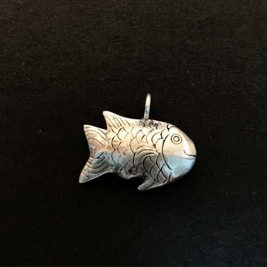 Takahashi Goro 925 Silver Fish Pendant