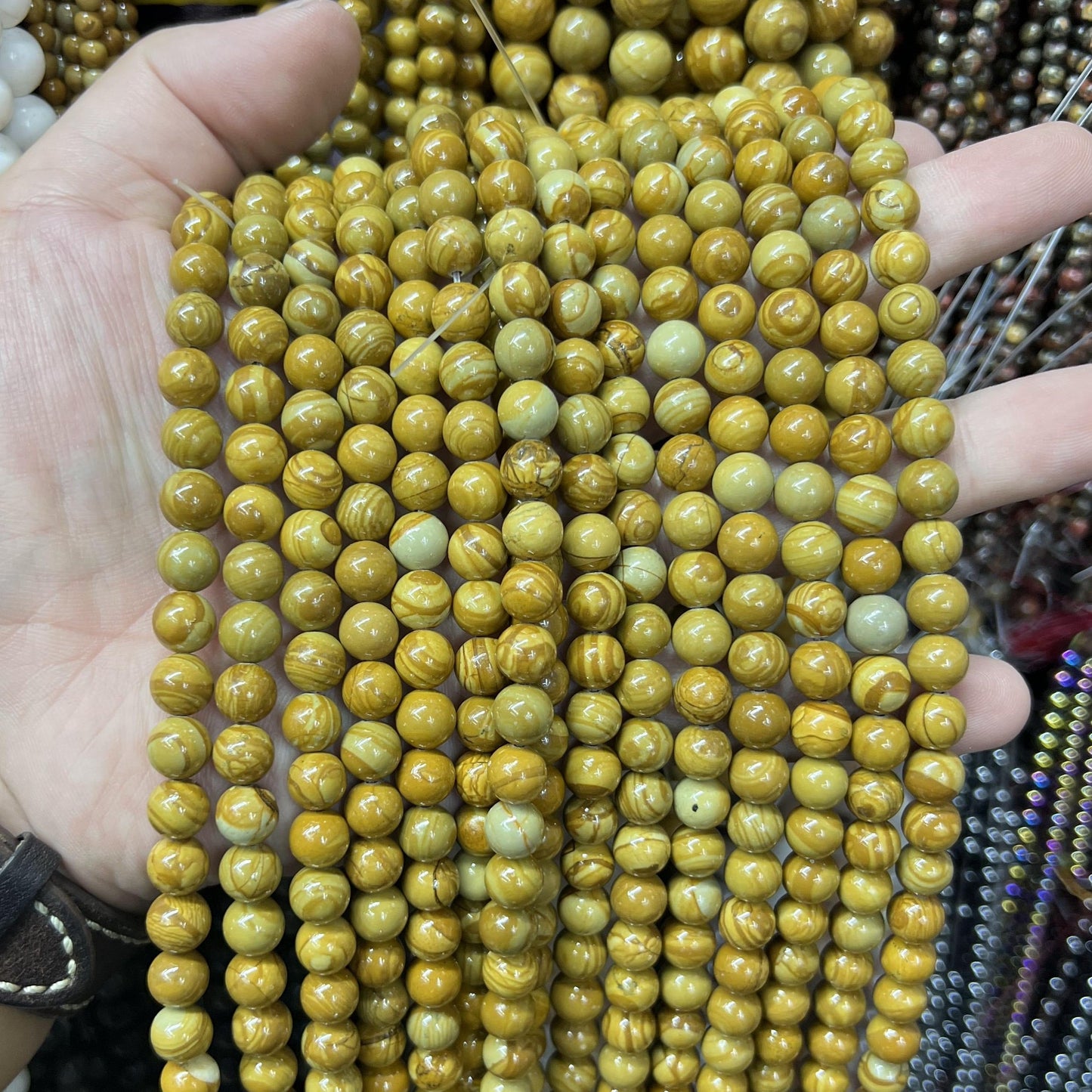 $2.5--8mm #2 Semi- Precious beadsFree Shipping
