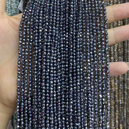 Tiny Round Faceted Beads Gemstone/Quartz/Jasper/Agate 2mm 3mm 4mm
