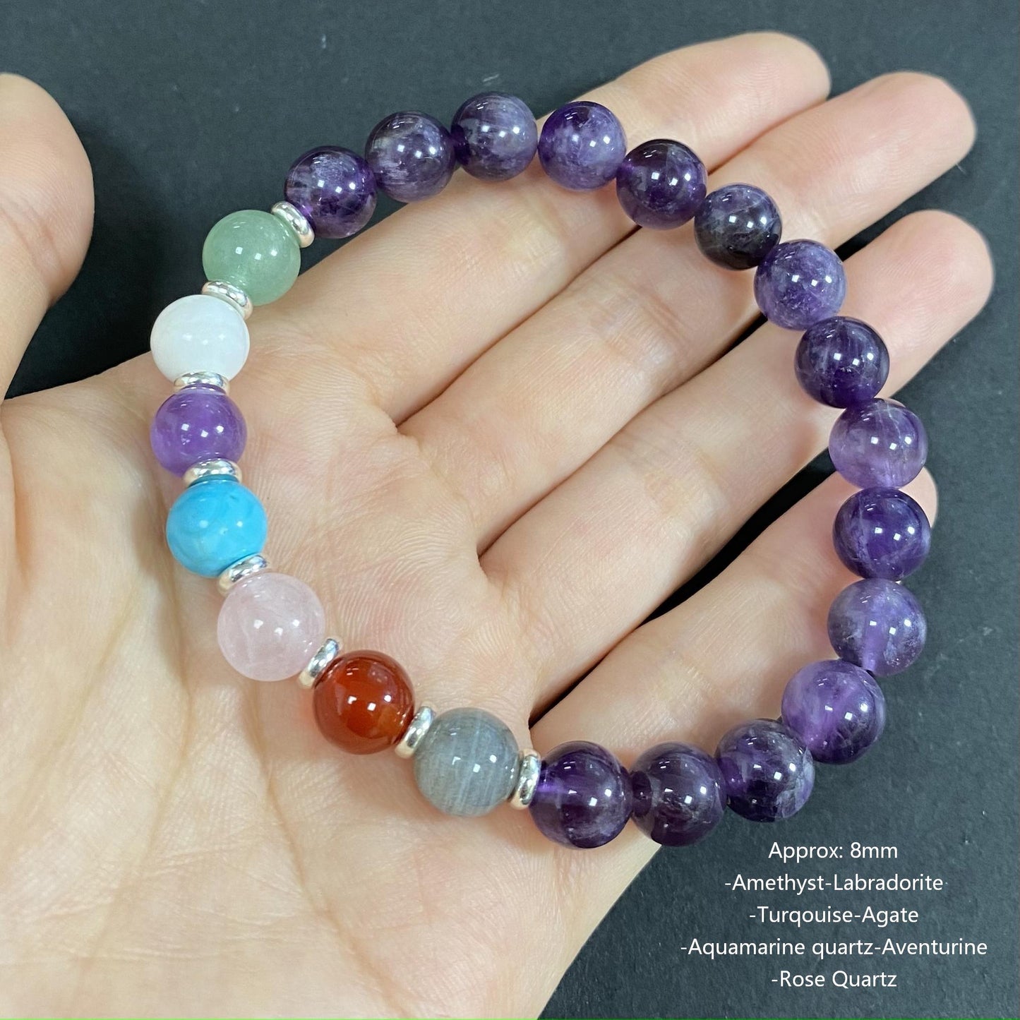 Handmade Designer Healing Crystal Bracelet Mutiple Styles