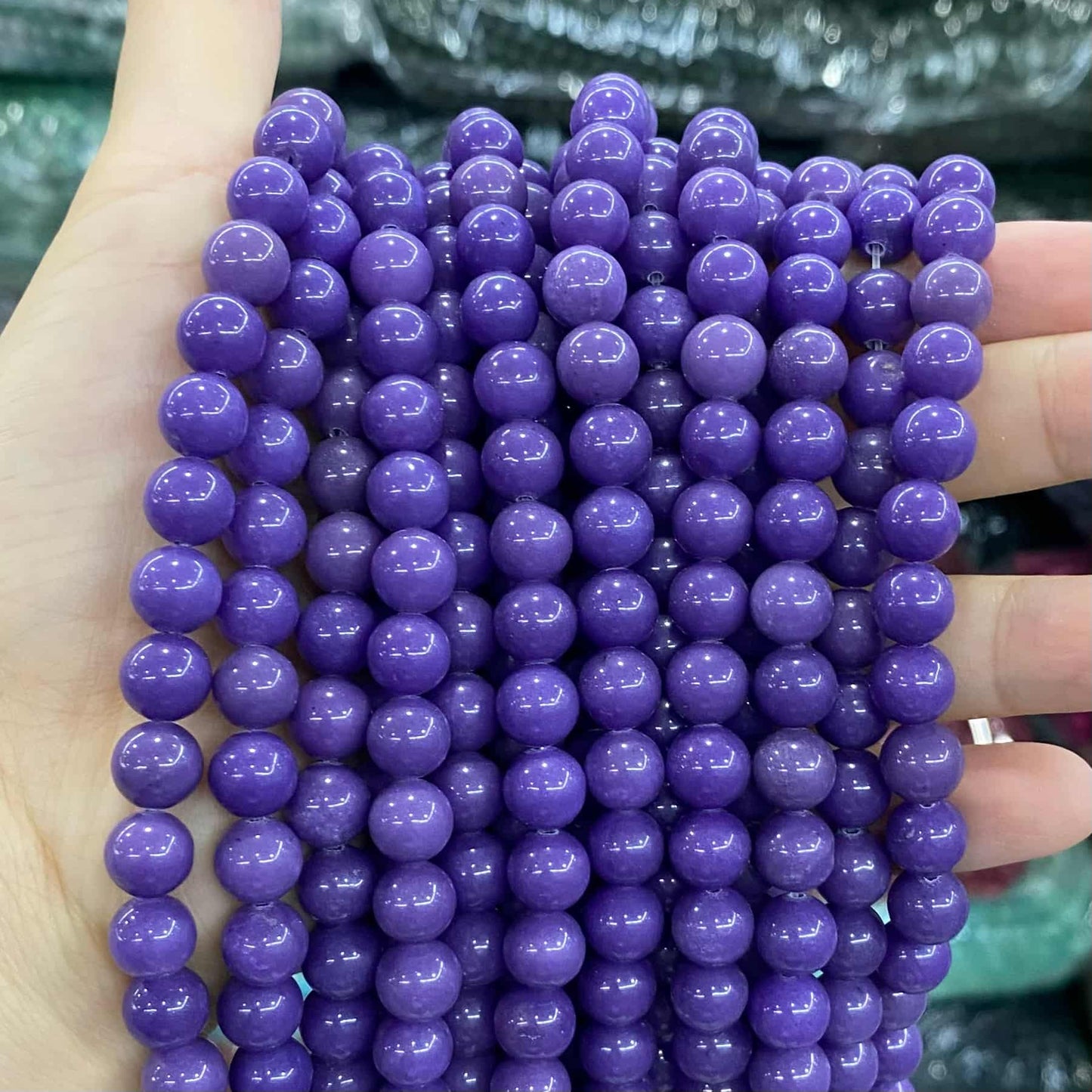 Color Jade Beads Round Smooth/Faceted Beads 6mm/8mm/10mm