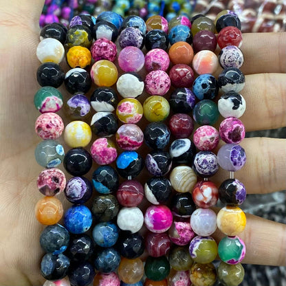#2 Round Aagte Beads 6mm/8mm/10mm