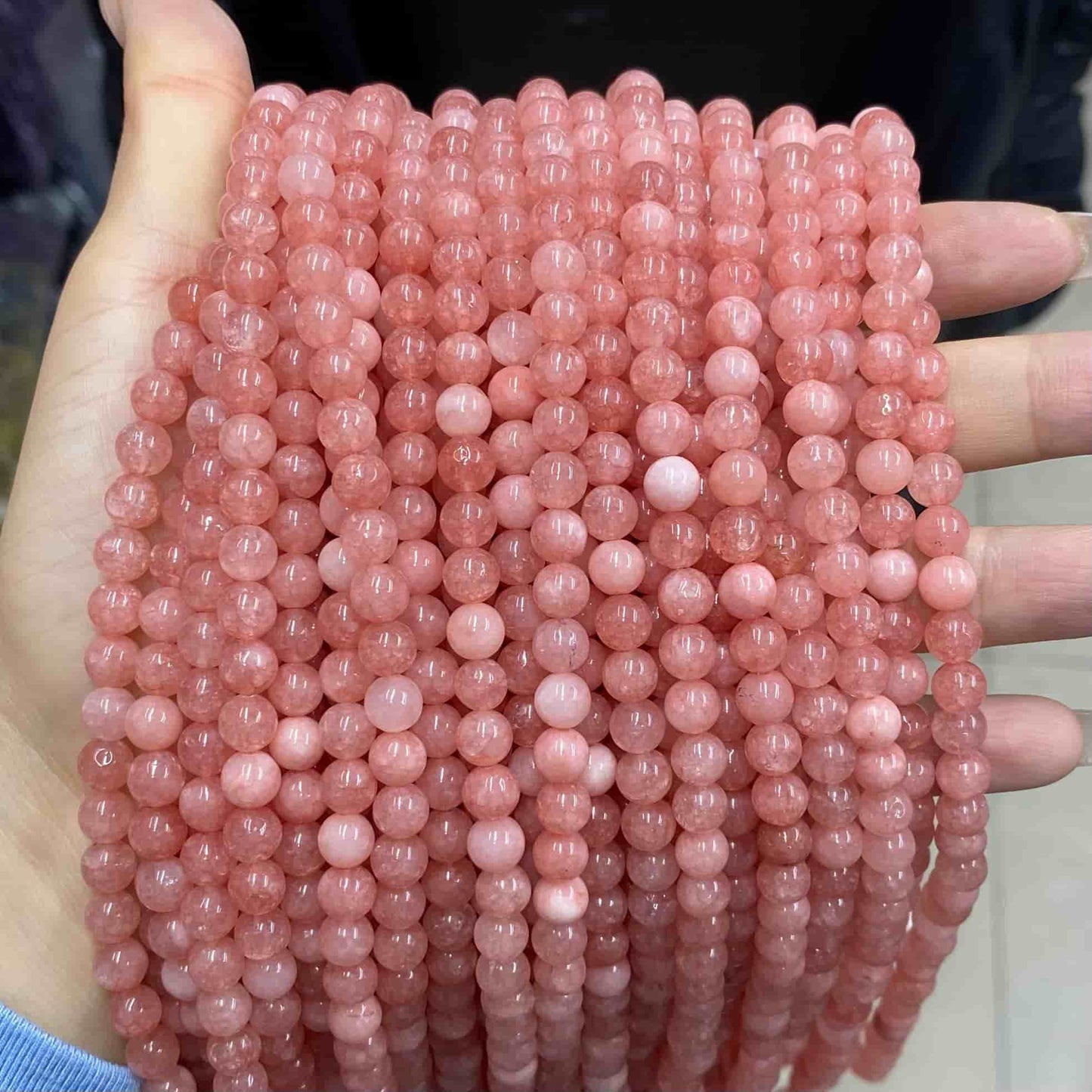 Color Jade Beads Round Smooth/Faceted Beads 6mm/8mm/10mm