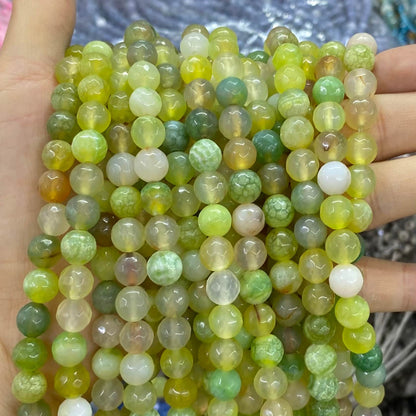 #2 Round Aagte Beads 6mm/8mm/10mm