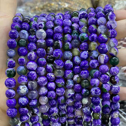 #2 Round Aagte Beads 6mm/8mm/10mm
