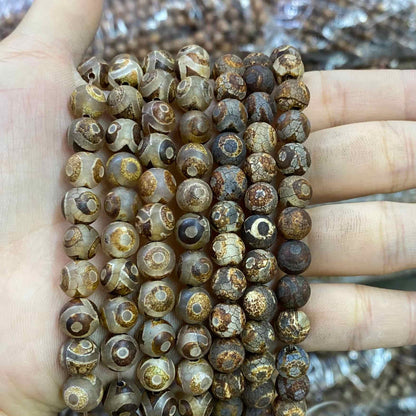 #2 Round Aagte Beads 6mm/8mm/10mm