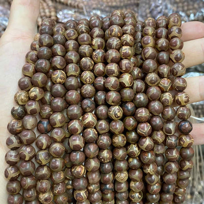#2 Round Aagte Beads 6mm/8mm/10mm