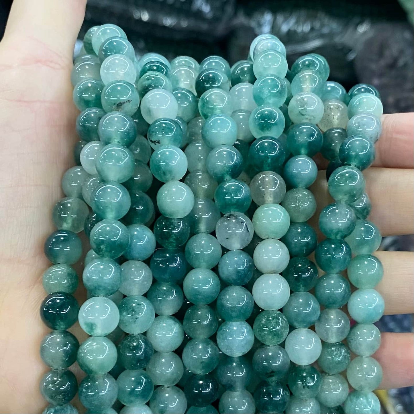 Color Jade Beads Round Smooth/Faceted Beads 6mm/8mm/10mm