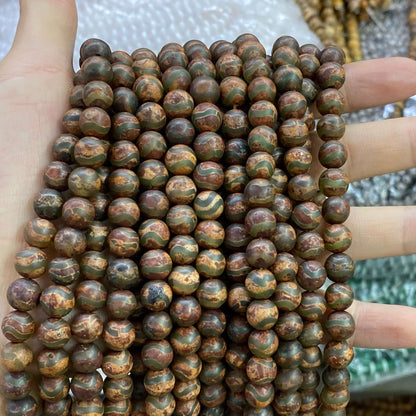#2 Round Aagte Beads 6mm/8mm/10mm
