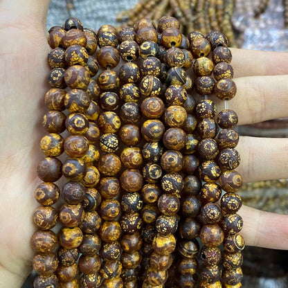 #2 Round Aagte Beads 6mm/8mm/10mm