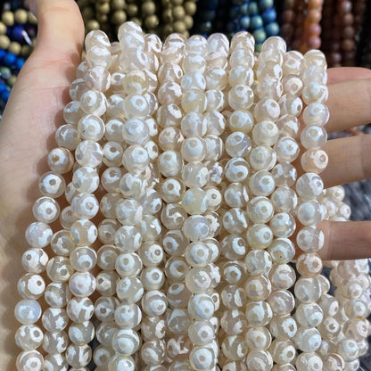 #2 Round Aagte Beads 6mm/8mm/10mm