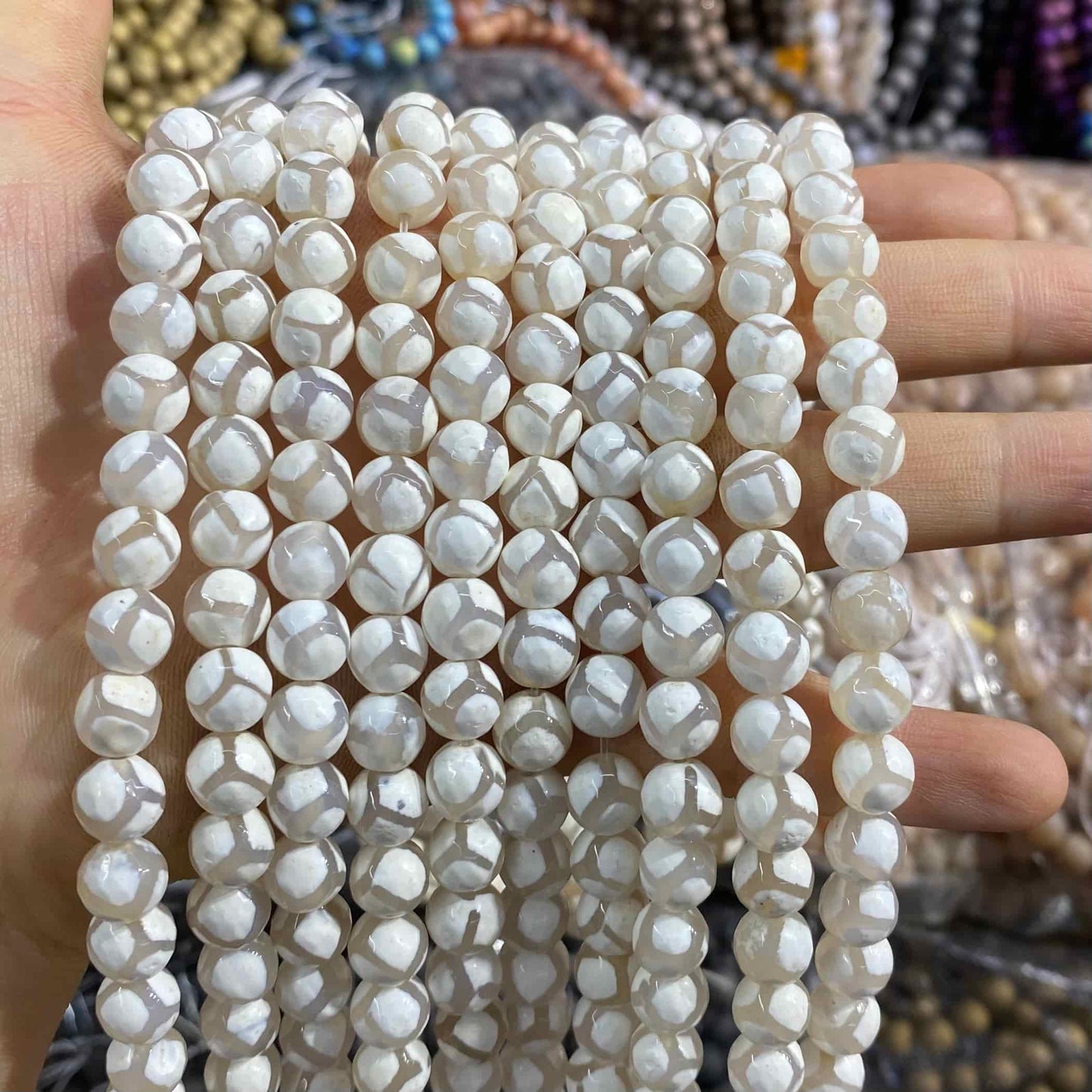 #2 Round Aagte Beads 6mm/8mm/10mm