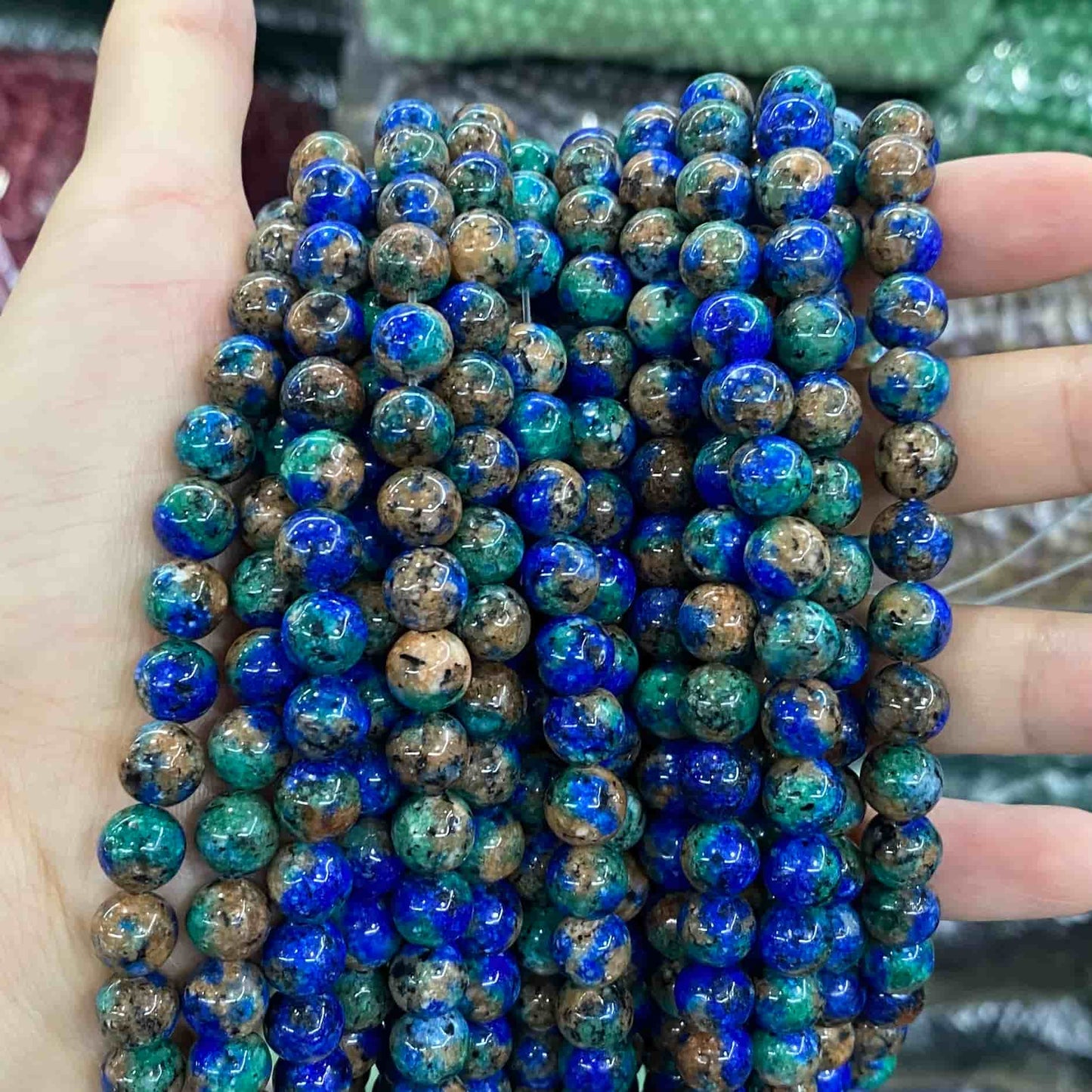 Color Jade Beads Round Smooth/Faceted Beads 6mm/8mm/10mm
