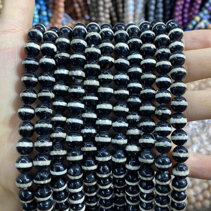 #2 Round Aagte Beads 6mm/8mm/10mm