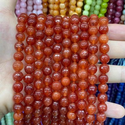 Color Jade Beads Round Smooth/Faceted Beads 6mm/8mm/10mm