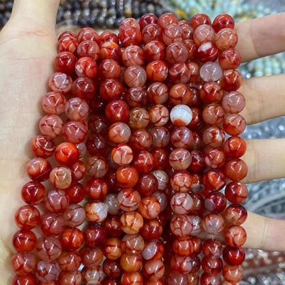 #2 Round Aagte Beads 6mm/8mm/10mm