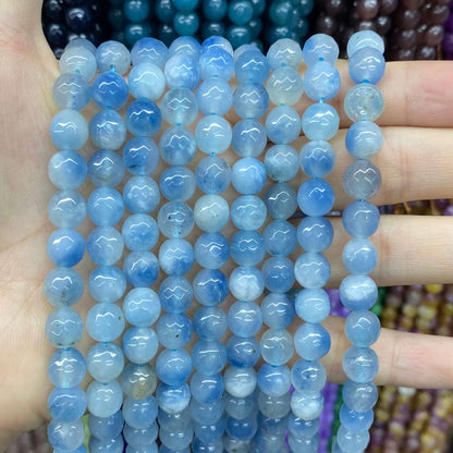 Color Jade Beads Round Smooth/Faceted Beads 6mm/8mm/10mm