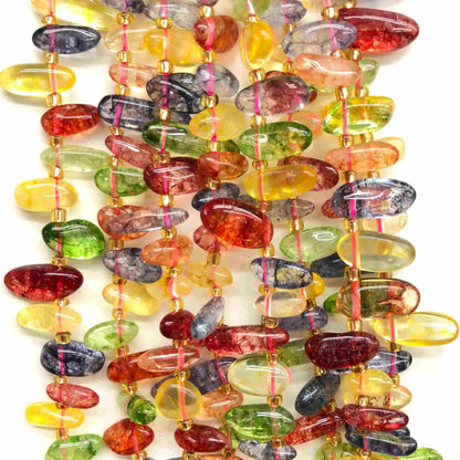 Chips Beads 7x14mm Gemstone/Quartz/Crystal/Aagte