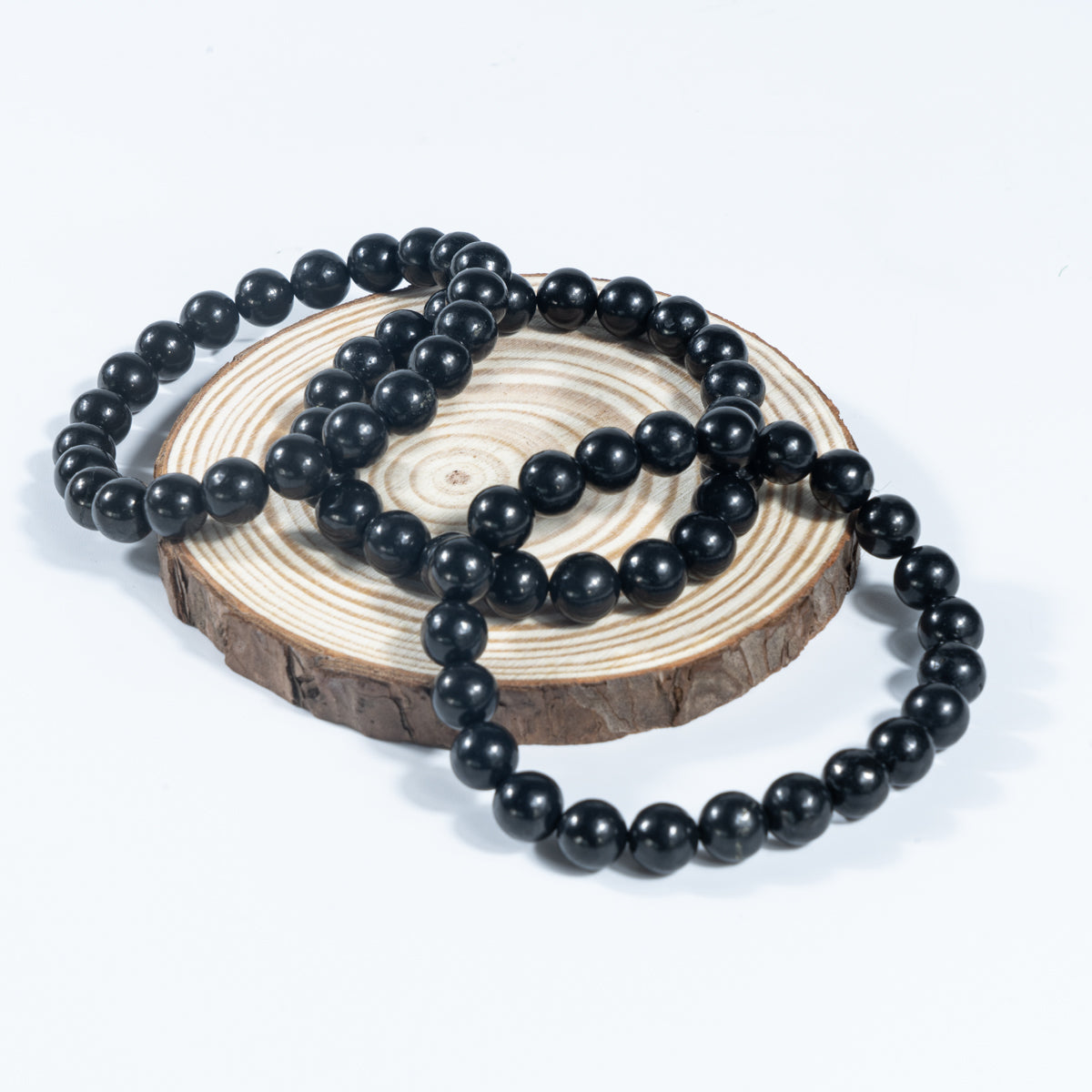 8mm Natural Shungite Bracelet Wholesale