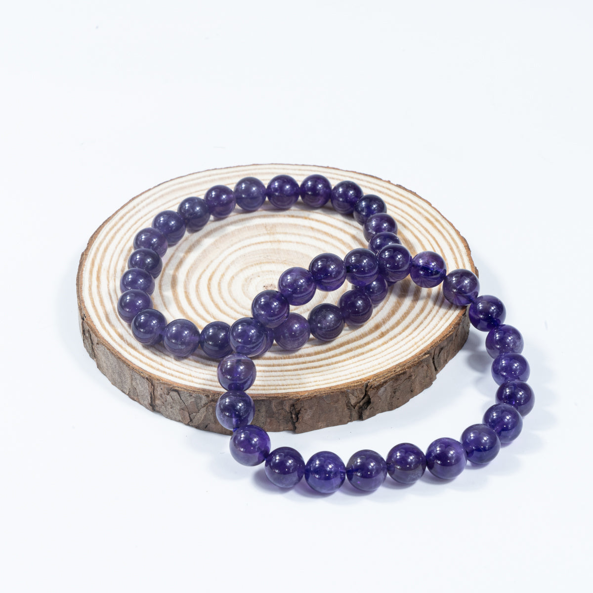 8mm/10mm Natural Amethyst Bracelet Wholesale