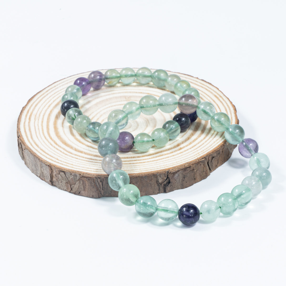 8mm/12mm Natural Fluorite Bracelet Wholesale