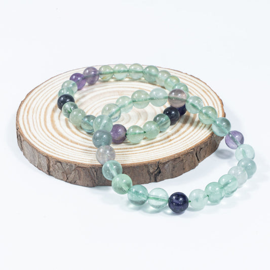 8mm/12mm Natural Fluorite Bracelet Wholesale