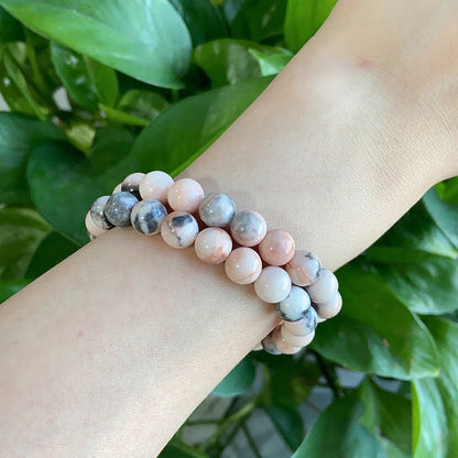Pink Zebra Jasper Bracelet $15/10PCS