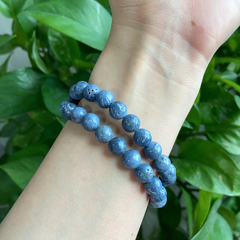 Blue Coral Stone Bracelet $10/3PCS