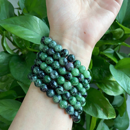 Ruby Zoisite Bracelet $10/3PCS