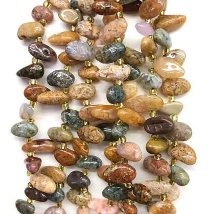 Chips Beads 7x14mm Gemstone/Quartz/Crystal/Aagte